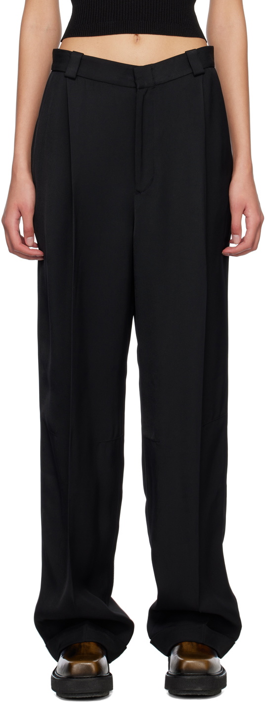 eytys titan lining trousers black スラックス Eytys Titan Linen Pants en Black pour femme | LN-CC®