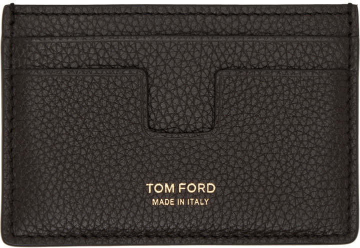 Photo: TOM FORD Brown Classic Card Holder