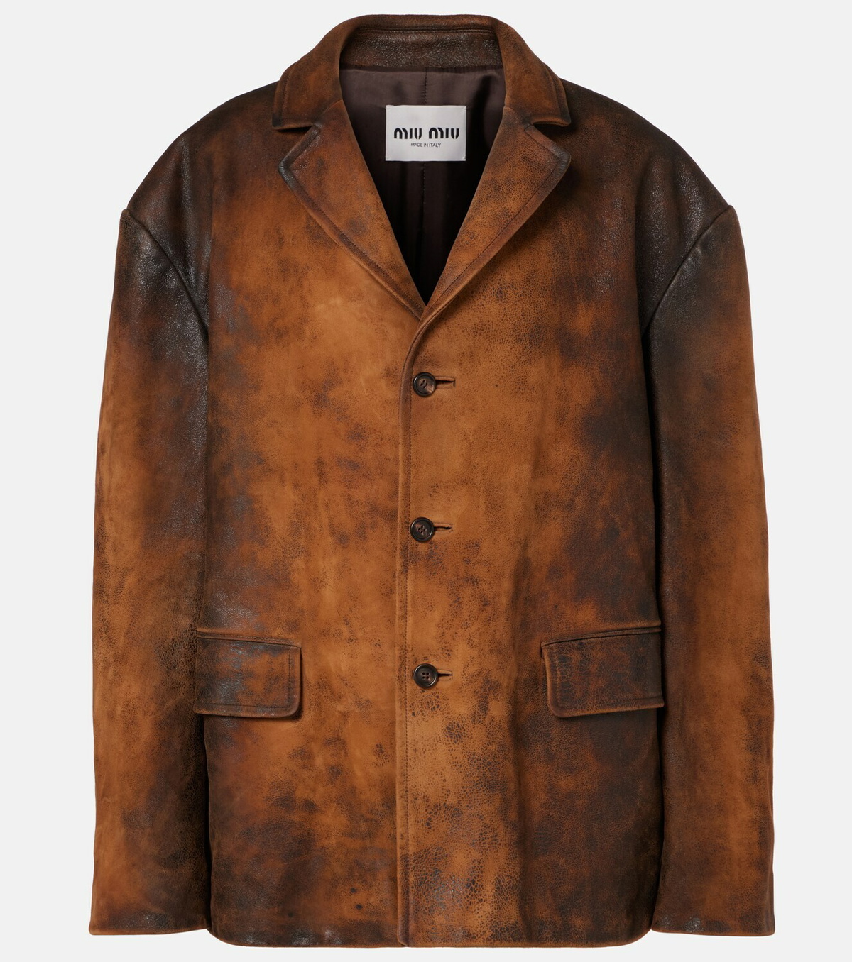 miu miu アーカイブ　テーラード　ジャケット 40 Y2K 00s プラダ Miu Miu Oversized suede jacket Miu Miu