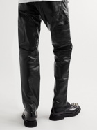 Enfants Riches Déprimés - Straight-Leg Leather Trousers - Black
