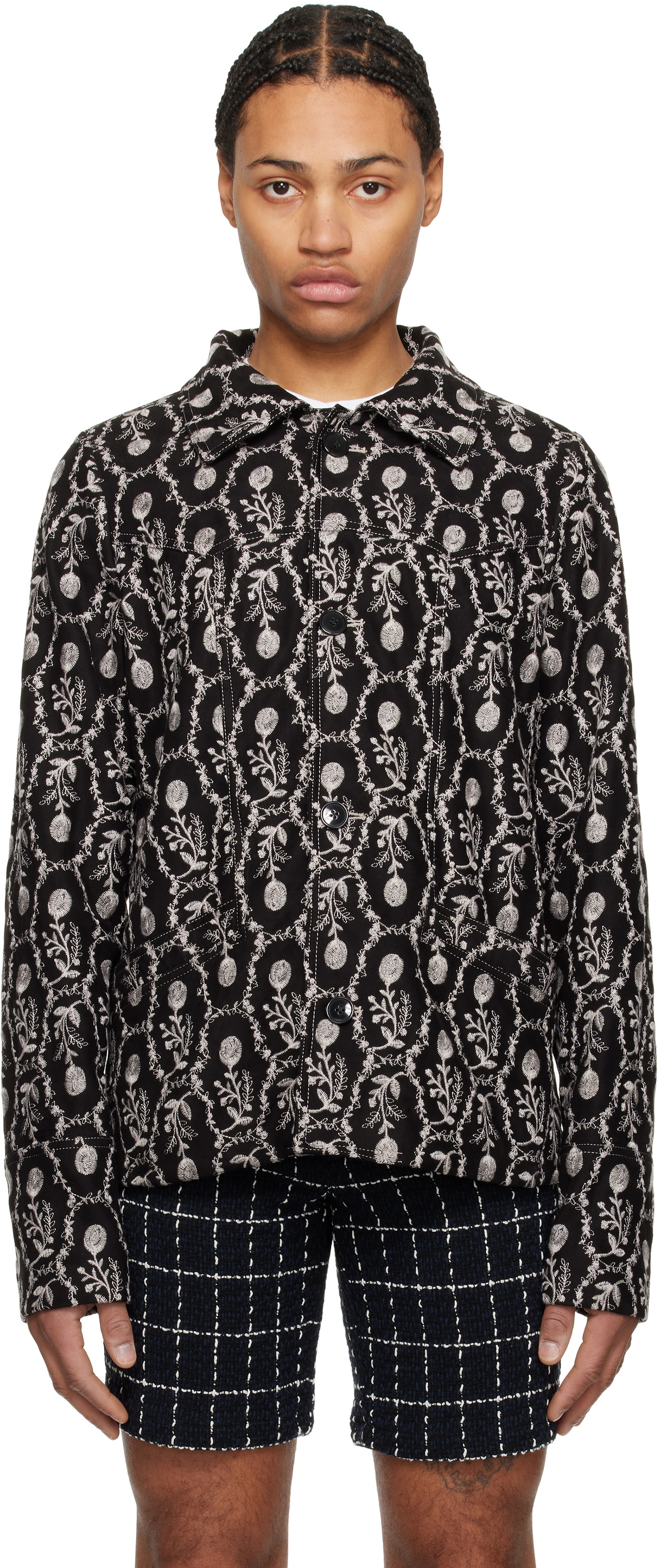 Anna Sui SSENSE Exclusive Brown Faux-Fur Coat Anna Sui