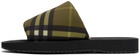 Burberry Green Trek Sandals