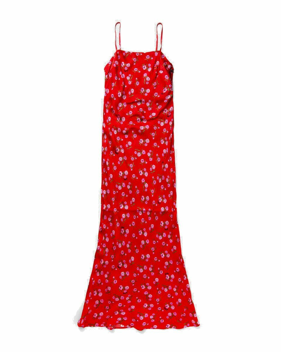 Photo: Rotate Birger Christensen Printed Maxi Dress Red - Womens - Dresses