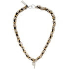 Landlord Silver and Gold Coach Lace Necklace