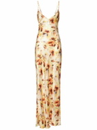 BEC + BRIDGE Sunset Floral Viscose Satin Maxi Dress