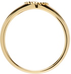 Yvonne Léon Gold & Black Baby Chevaliere Ring