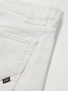 Incotex - Slim-Fit Stretch-Cotton Gabardine Chinos - White