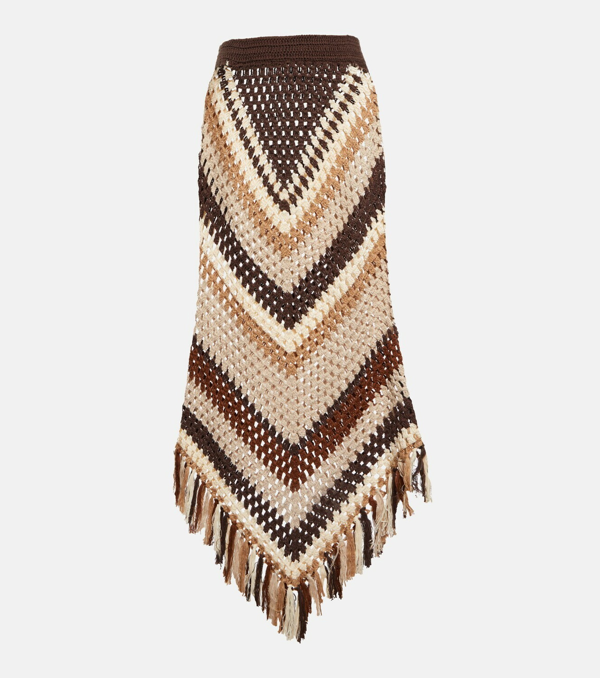 Dodo Bar Or Brejacha crochet midi skirt