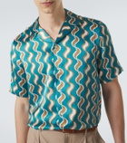 Frescobol Carioca Roberto printed silk shirt