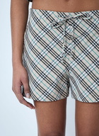 Burberry Check Drawstring Shorts
