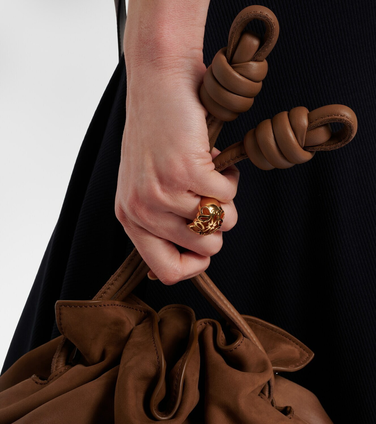 Loewe Anagram Bombé ring