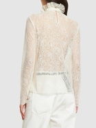 PHILOSOPHY DI LORENZO SERAFINI Ruffled Lace Blouse