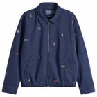 Polo Ralph Lauren Men's Flag Windbreaker Jacket in Navy