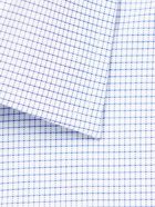 HUGO BOSS - Jango Slim-Fit Checked Cotton Shirt - Blue