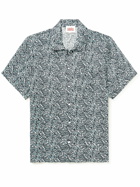 Solid & Striped - The Cabana Floral-Print Linen Shirt - Blue