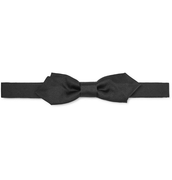 Photo: Dolce & Gabbana - Pre-Tied Silk Bow Tie - Black