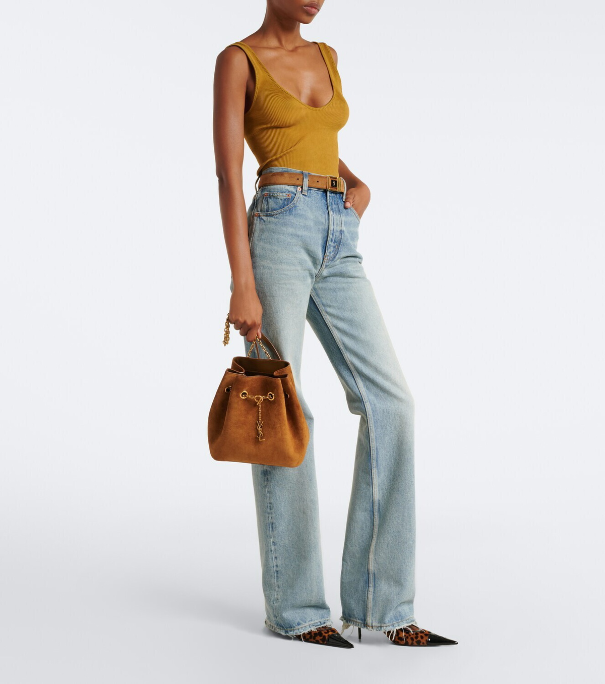 Saint Laurent Le Sailor Small leather shoulder bag