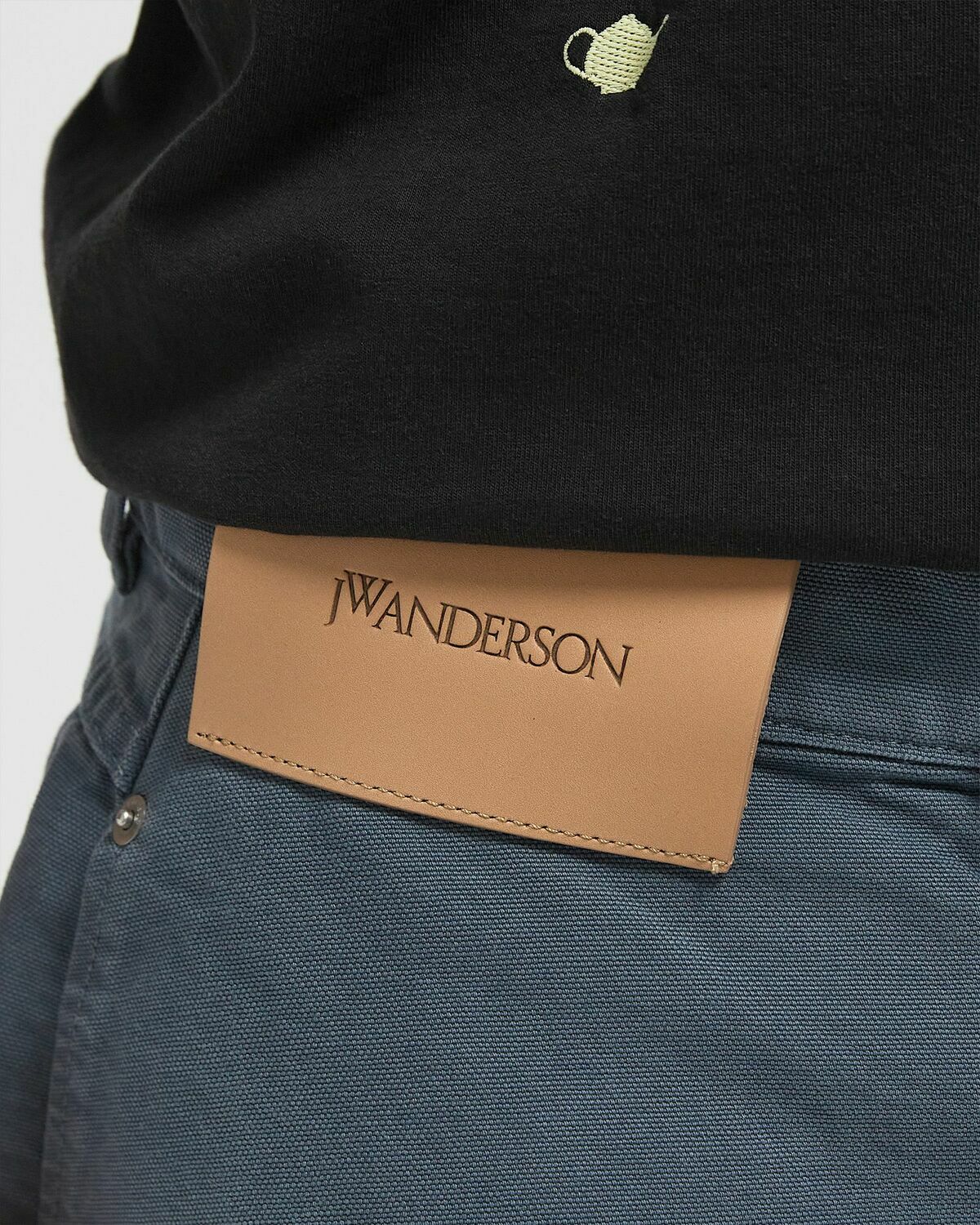 JW Anderson TWISTED WORKWEAR SHORTS Blue Mens Casual Short