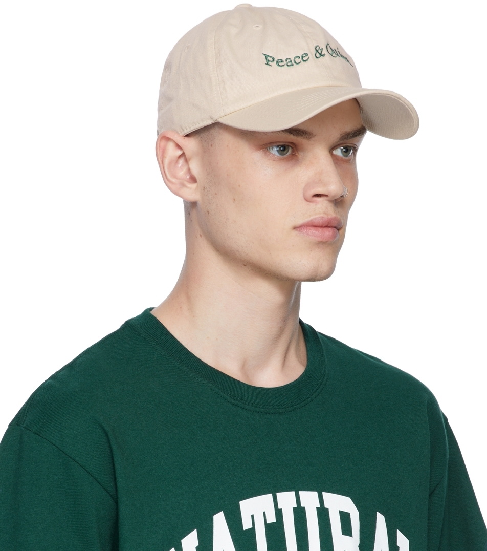 Museum of Peace & Quiet Beige Wordmark Cap