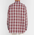 CALVIN KLEIN 205W39NYC - Oversized Checked Flannel Shirt - Men - Red