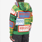 Kenzo Paris Men's Label Full-Zip Popover Hoody in Multicolor