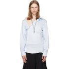 HODAKOVA Blue Asymmetric Shirt