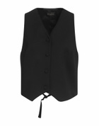 The Andamane Womens Tailored Vest in Black