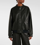 Stouls Will leather bomber jacket