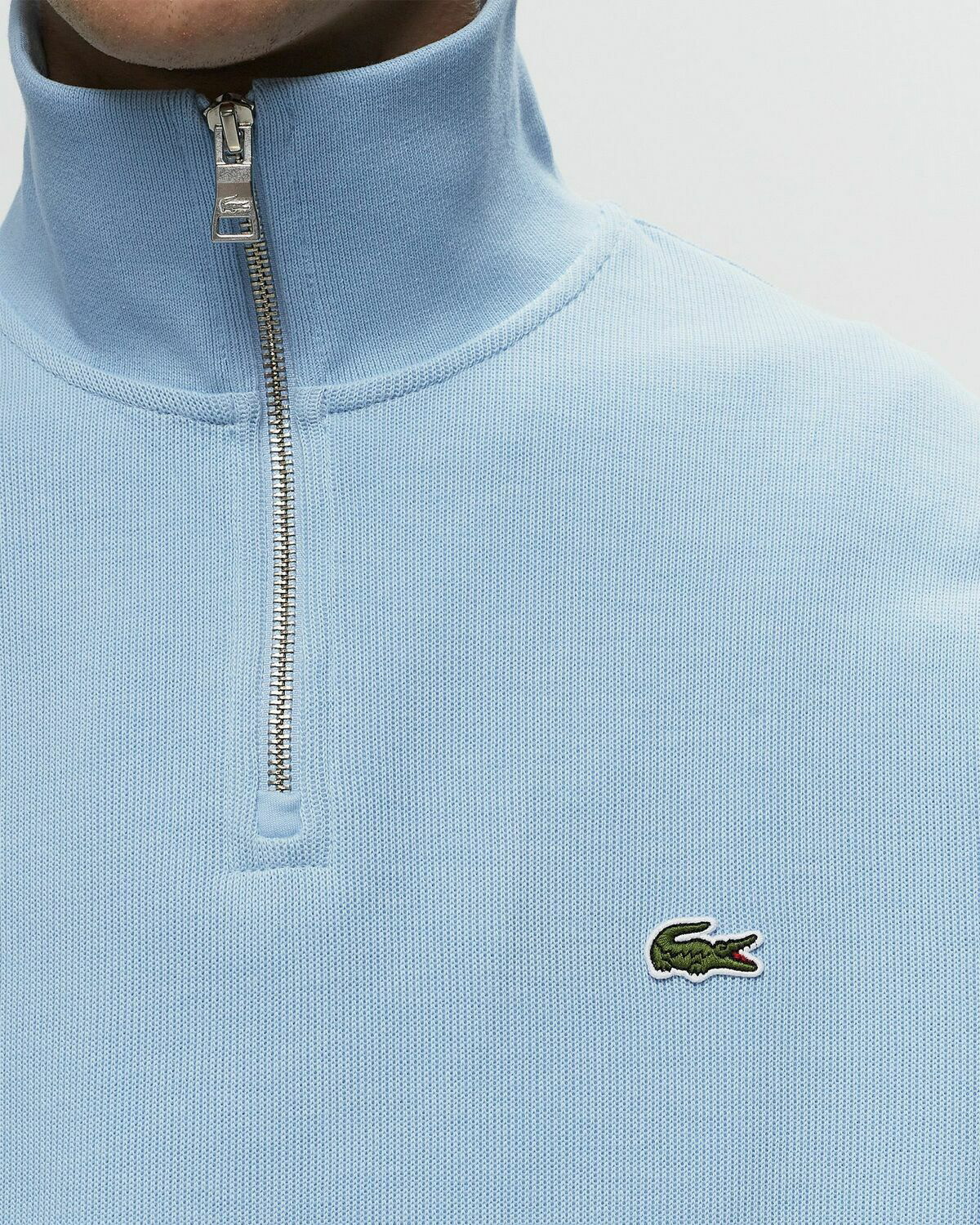 Lacoste 1/4 Zip Sweatshirt Blue Half Zips Lacoste
