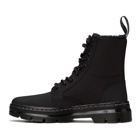 Dr. Martens Black Fur-Lined Combs II Lace-Up Boots