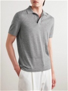 Gabriela Hearst - Stendhal Merino Wool Polo Shirt - Gray