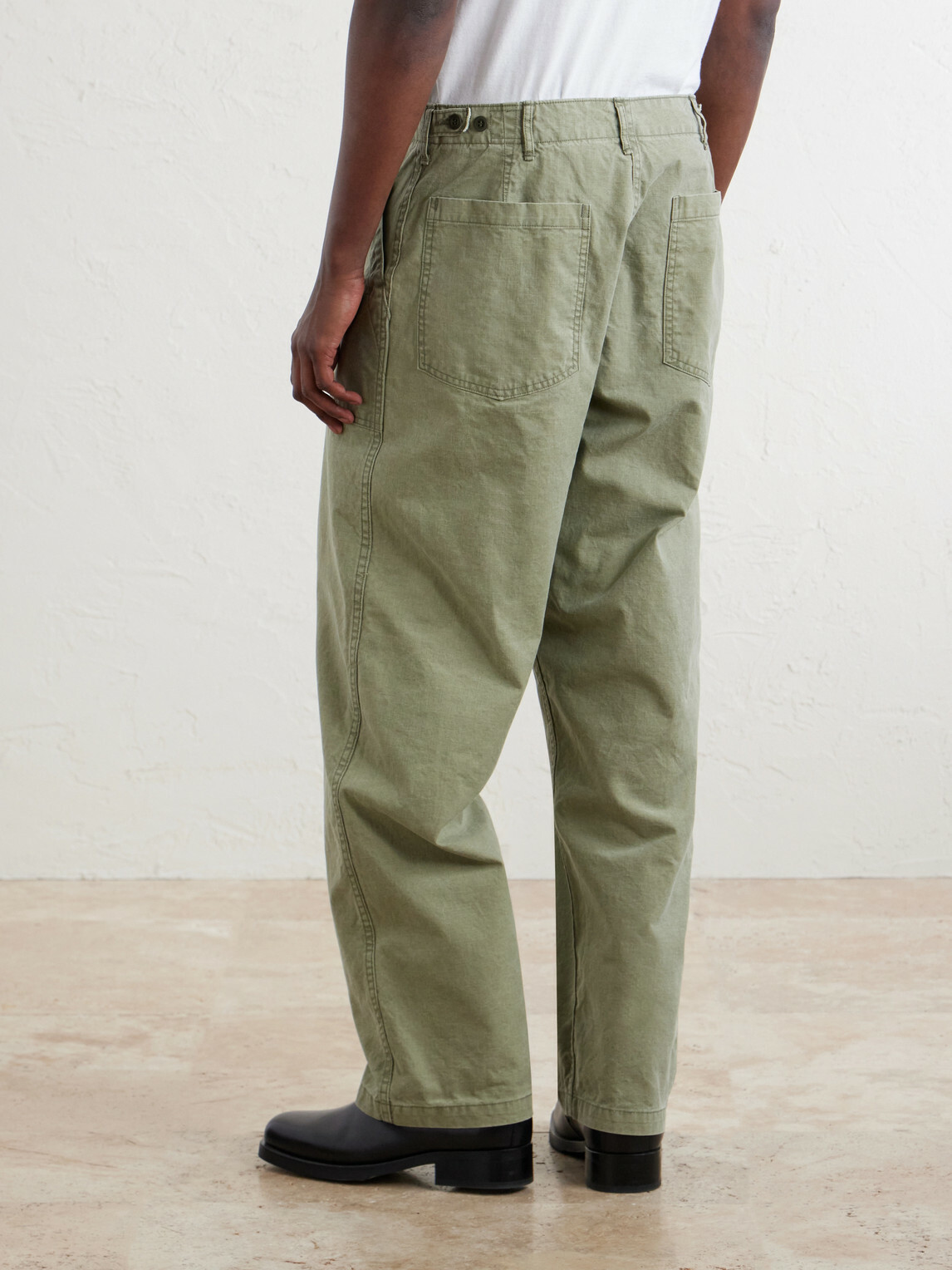OrSlow - Summer Fatigue Straight-Leg Cotton Trousers - Green