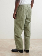 OrSlow - Summer Fatigue Straight-Leg Cotton Trousers - Green