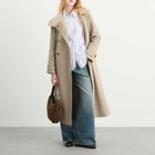 Samsøe Samsøe Women's Sahayes Trench Coat in Aluminium