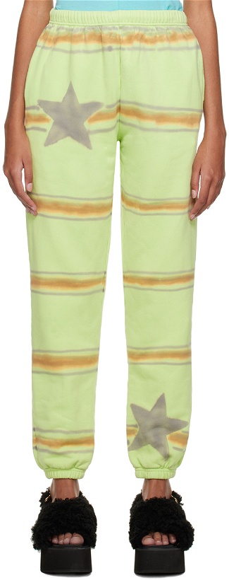 Photo: Collina Strada Green Tie Dye Lounge Pants