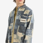Pleasures Men's Boro Work Jacket in Indigo
