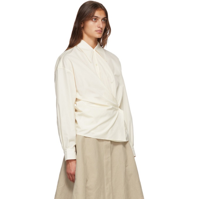 Lemaire Off-White Twisted Shirt Lemaire