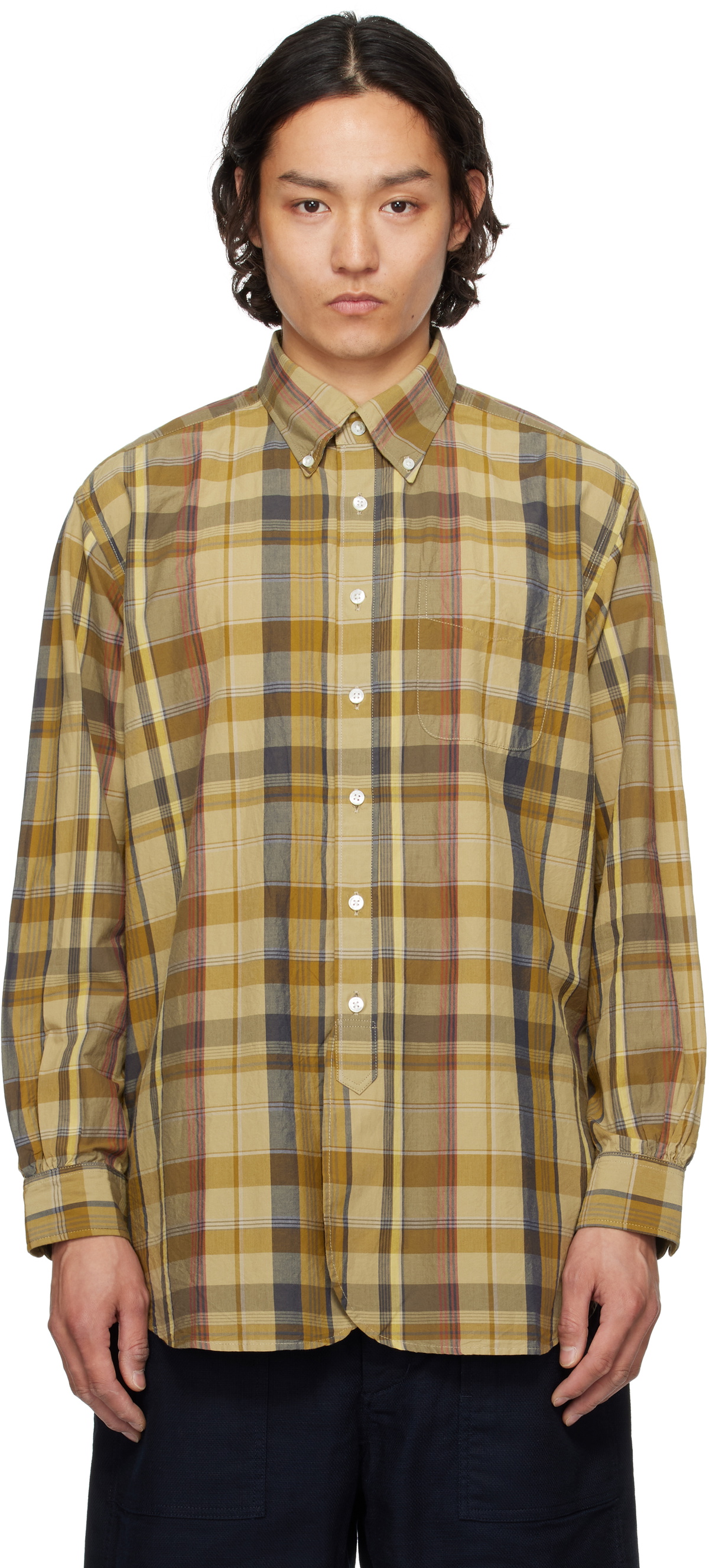 Engineered Garments Khaki 19 Century BD Shirt Engineered Garments