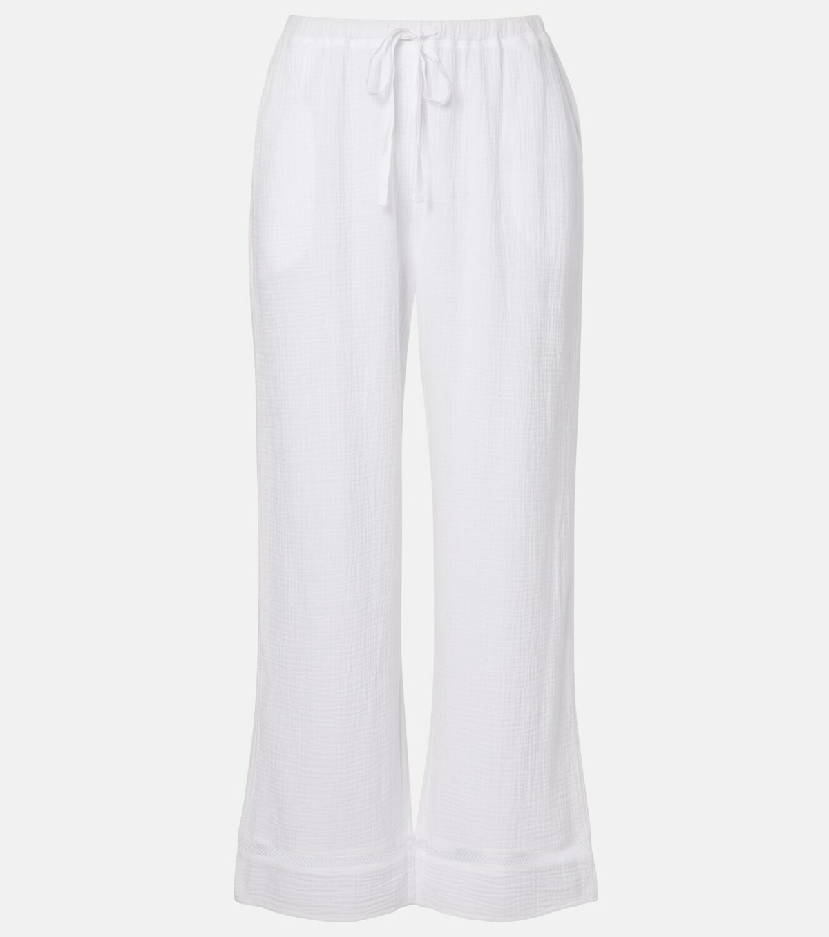 Velvet Calia cotton muslin wide-leg pants