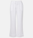 Velvet Calia cotton muslin wide-leg pants
