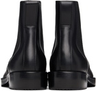 Dries Van Noten Black Leather Chelsea Boots