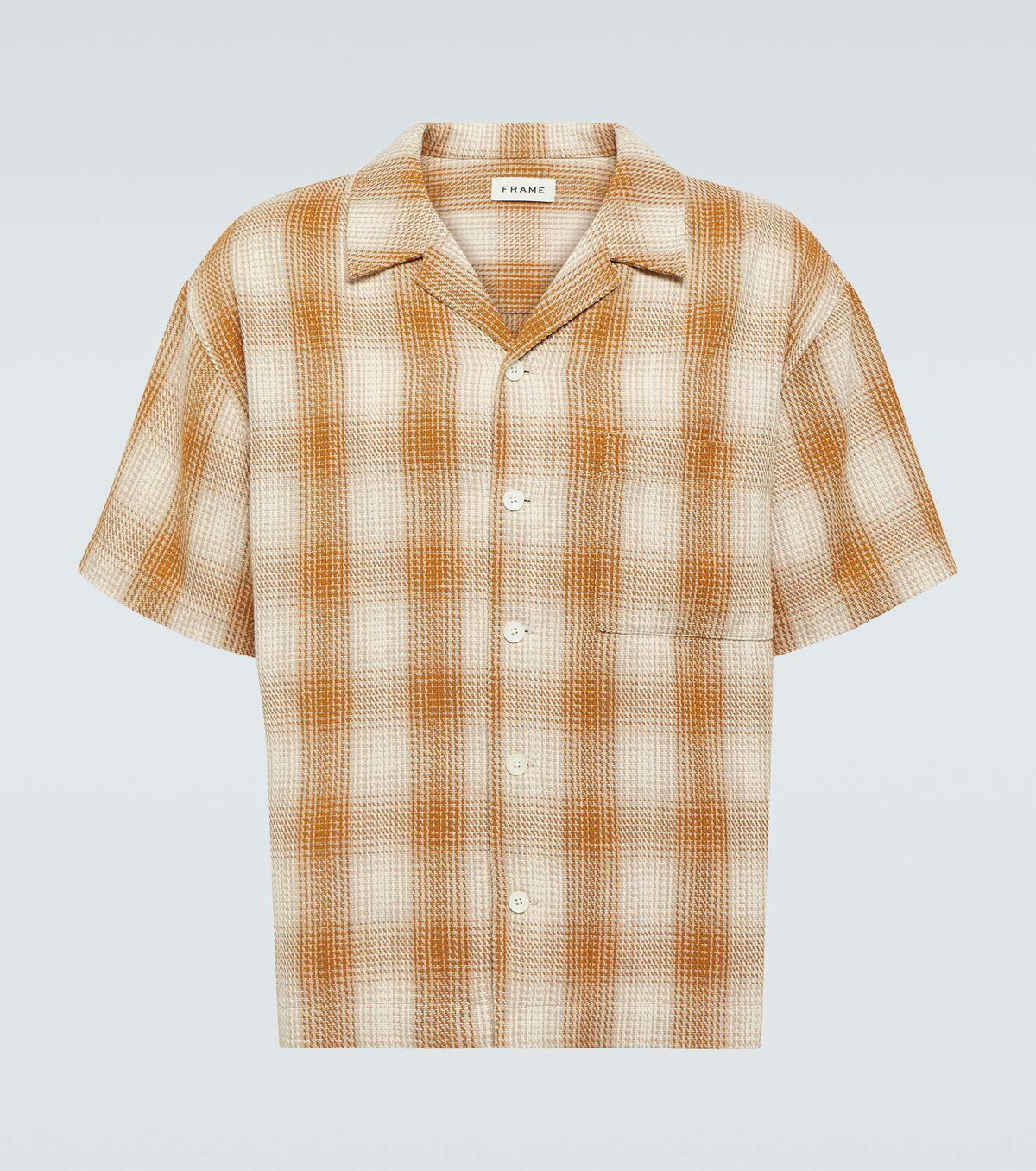 Frame Plaid cotton shirt