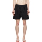 Stone Island Black B100B09 Brushed Nylon Swim Shorts