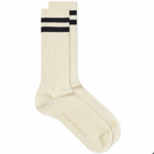 Nudie Jeans Co Men's Nudie Amundsson Sport Sock in Off White