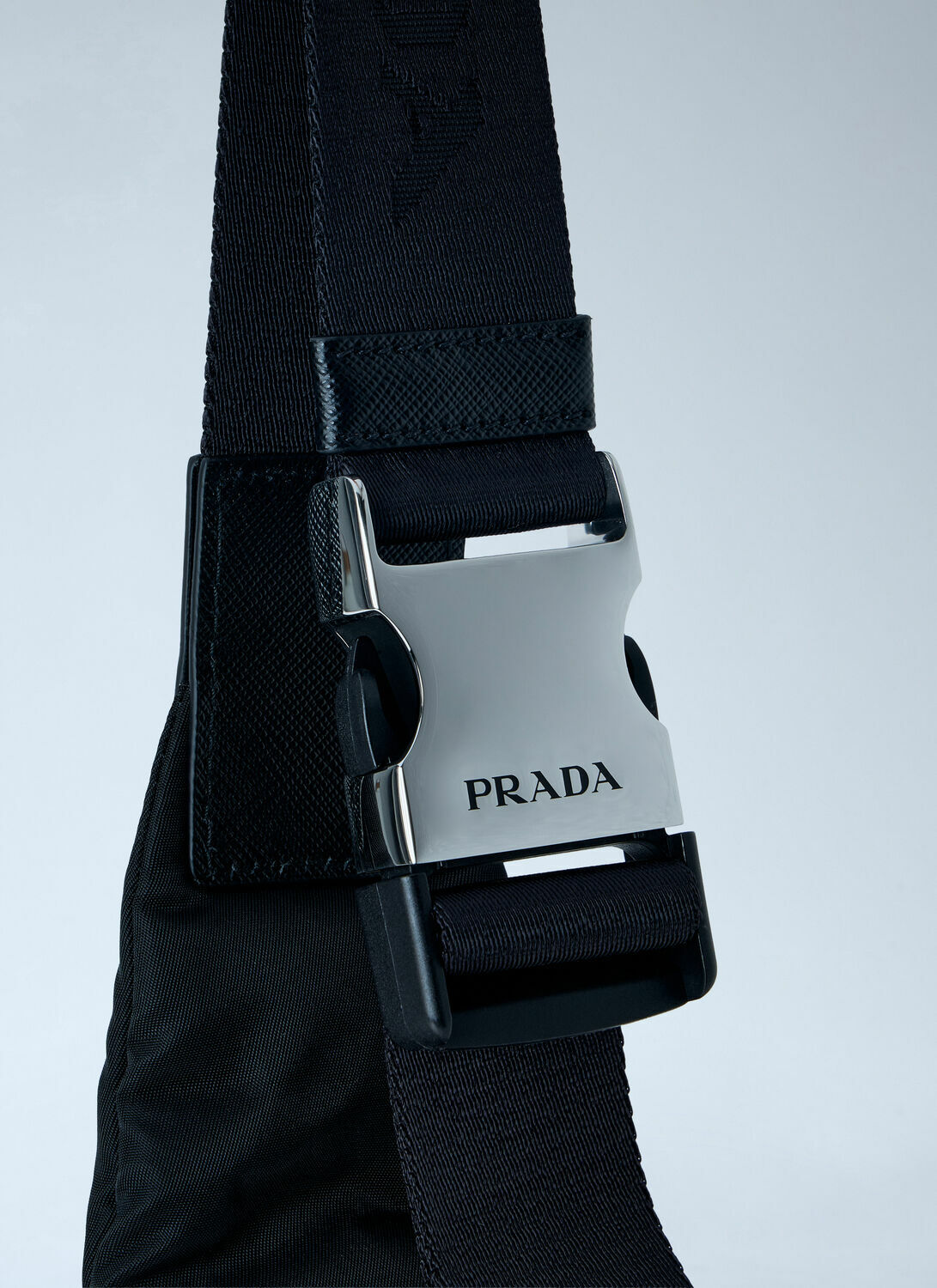 Prada Asymmetric Nylon Sling Bag