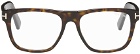 TOM FORD Brown Square Glasses