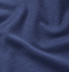 Loro Piana - Silk and Cotton-Blend Jersey T-Shirt - Men - Navy