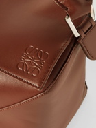 LOEWE - Puzzle Edge Large Logo-Debossed Leather Messenger Bag