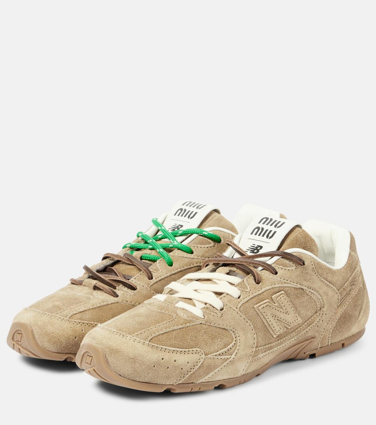 Miu Miu x New Balance 530 SL suede sneakers