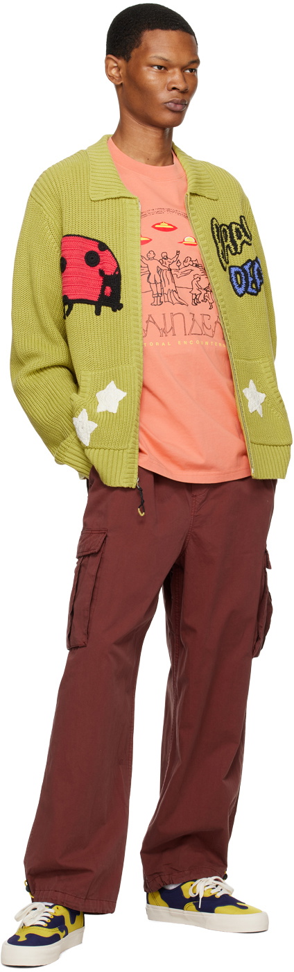 Brain Dead Green Buggin' Out Cardigan Brain Dead Brain Dead Green Buggin' Out Cardigan Brain Dead